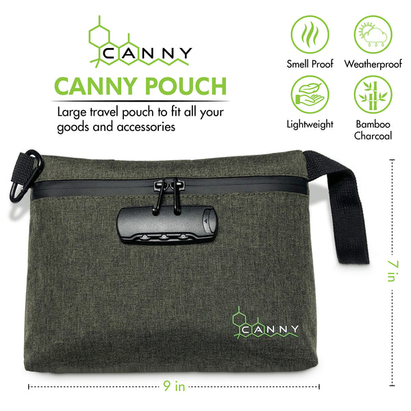 CANNY POUCH - Locking Smell Proof Pouch Activated Carbon